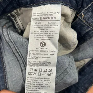 Levis Strauss Mid Rise Super Skinny Distressed Denim Jeans SZ 28 Streetwear thumbnail 5