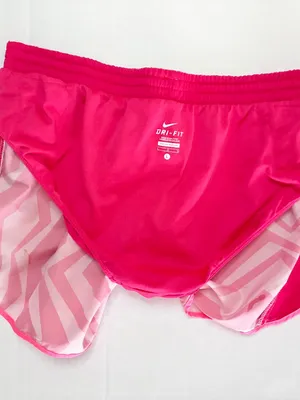 Nike Dri-Fit Printed Tempo Running Shorts - Large - Pink/White thumbnail 7