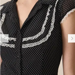 RIHOAS Women's Black Collared Polka Dot Mini Dress 3 thumbnail 5