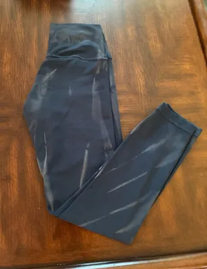 Lululemon leggings in navy tie dye thumbnail 1