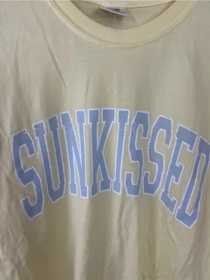 Sunkissed Coconut Yellow Logo Tee Size L Size L thumbnail 4