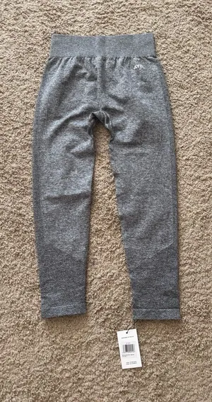 AYBL Gray Seamless High-Waist Leggings thumbnail 1