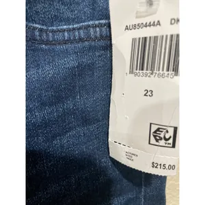 7 For All Mankind Luxe Vintage High‎ Rise Raw Hem Ankle Skinny Jeans Size 23 thumbnail 7