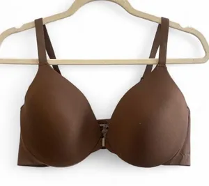 Tranquil & True Chocolate Brown Front Closure T-Shirt Bra 40C thumbnail 1