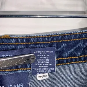 Bill Blass Jeans Womens 12 Blue High Rise Straight Leg‎ Stretch Denim BP0642 thumbnail 5