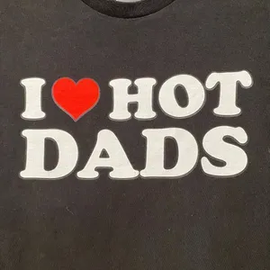 Delta Pro Weight Graphic T-Shirt – “I ❤️ Hot Dads” – Adult Medium thumbnail 7