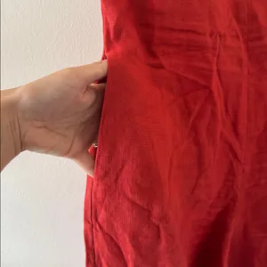 FARM RIO Red Petals Bodice Euroflax™ Premium Linen Jumpsuit, Size Medium , $260 thumbnail 13