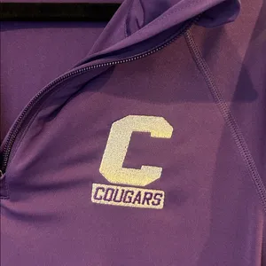 ALO purple quarter zip activewear jacket ladies Small athleisure coach sports thumbnail 2