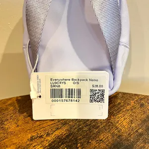 Lululemon Everywhere Backpack Nano Serene Blue Purple Lavender Clip-On NEW W TAG thumbnail 4