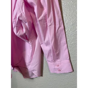 NWT ZARA Oversized Poplin Shirt Pink Size S thumbnail 6