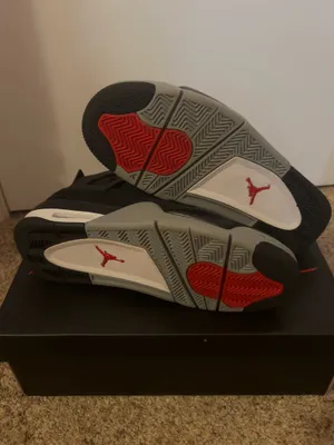 Air Jordan 4 Retro SE Black Canvas Mens Size 9.5 thumbnail 6