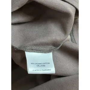 EUC Eileen Fisher organic cotton lycra brown short sleeve t-shirt stretch size L thumbnail 7