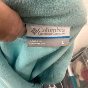 Columbia Women's Glacial Half Zip Long Sleeve Fleece Pullover Size Large EUC thumbnail 7