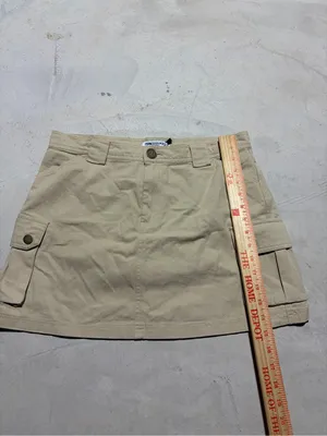 Princess polly NWT Lydie Beige Cargo Mini skirt 8 thumbnail 2