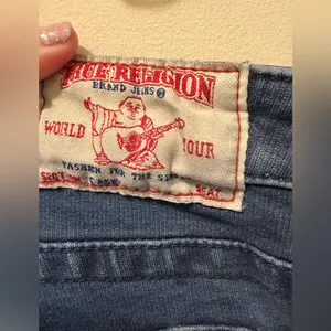 True‎ Religion low rise skinny jeans sz 24 thumbnail 5