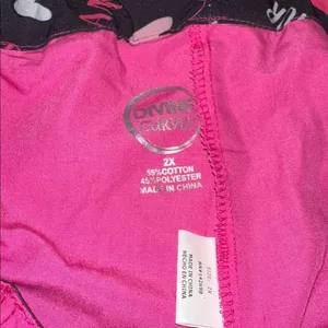 Divine curves nurses scrub pants size 2X Bright Pink thumbnail 3