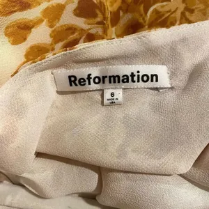 Reformation Reya Dress in Goldfinch Size 6 thumbnail 7