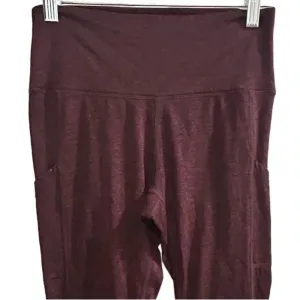 Aerie Women's High Rise Soft‎ Marled Leggings Purple Size M Activewear thumbnail 3