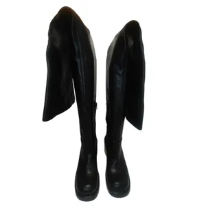Black thigh high Boots by Jeffrey Campbell sz 5 thumbnail 2