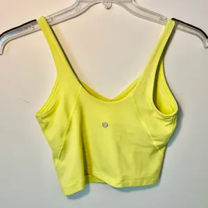 Yellow Lululemon Align Top Size 6 thumbnail 4