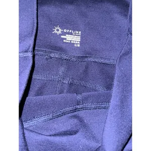 Aerie Navy Leggings thumbnail 3