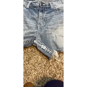 BKE Tyler Straight Light Wash Cut Off Denim Shorts Womens 36R Blue Frayed Hem‎ thumbnail 9