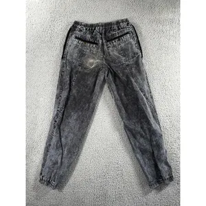 Vintage Academy Denim Joggers Pants Women‎ Juniors 14 Acid Wash 80s 90s thumbnail 2