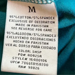 Jordache Medium Short Sleeve Scoop-neck Top thumbnail 6
