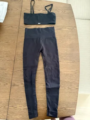 SET Active SportsBody Black Leggings with Matching Bra thumbnail 9