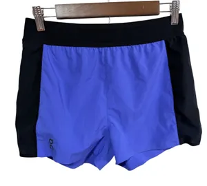On Cloud On Running Active Shorts Run on Clouds Women's S Blue Black Gym Workout thumbnail 1