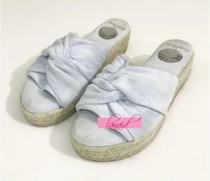 Nalho Sai Yoga Mat Platform Espadrilles Light Baby Blue Twist Comfort Sandals 6 thumbnail 10