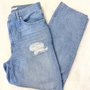 Levi’s ’94 Baggy Jeans Women’s Size 29 / 8 Distressed Blue Denim High Rise thumbnail 3
