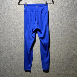 Adidas AEROREADY Royal Blue High Waisted Training Leggings Small thumbnail 5