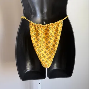 SKATIE Bikini Bottoms sz M‎ Yellow Floral Tile Print Sustainable Swimwear NWT thumbnail 9