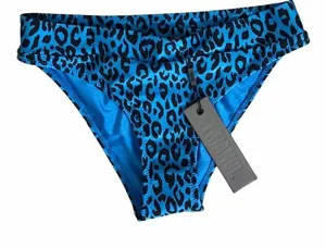Maci Blue Leopard Bikini bottom w/bag Size Xs NWT thumbnail 8