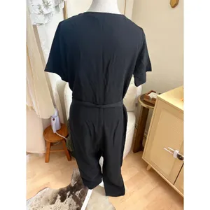 HATCH Black‎ The Noelle JumpSuit Size 2 Medium Maternity Black thumbnail 4