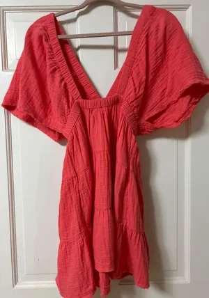 Women's Pool-To-Party Flutter Sleeve Dress thumbnail 4