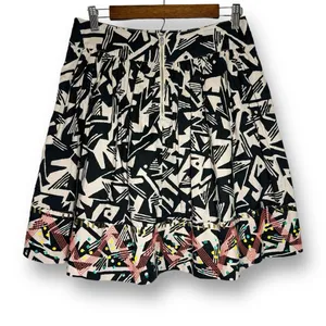 Anthropologie | Odille Abstract‎ Sequin Skirt | A-Line | 6 | Embroidered Lined thumbnail 7