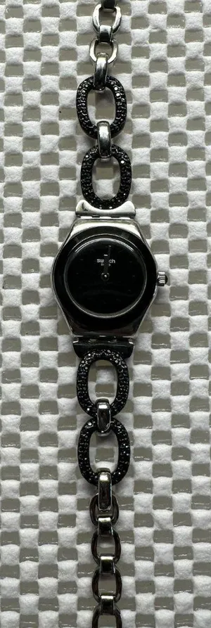 Swatch Watch Iron Lady Black Glitter YSS293G Classic 2015 thumbnail 1