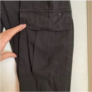 Urban Outfitters UO BDG Black Cargo Utility Pants Trousers Cinched thumbnail 6