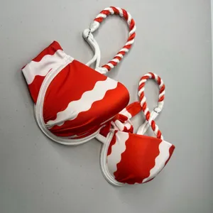 Ancora Bora Bikini Top Size Small Orange thumbnail 3
