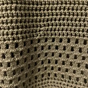 Green Open Knit Crochet Swim Cover Up Size Small thumbnail 4