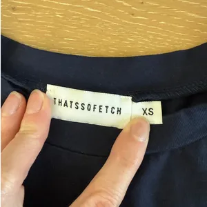 Thats So Fetch Series 10 Baby Tee Size XS in Navy Blue thumbnail 2