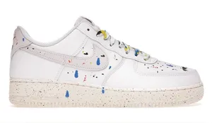 Nike Air Force 1 paint Splatter Size Youth 6/woman’s 7.5‎ B36 thumbnail 1