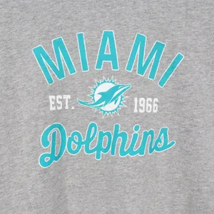 New Era Miami Dolphins NFL Womens XXL T-Shirt Gray Graphic Tee thumbnail 3