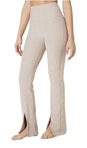 Beyond Yoga Make The‎ Cut Spacedye Split Ankle Pants Medium Pink Mauve Leggings thumbnail 1