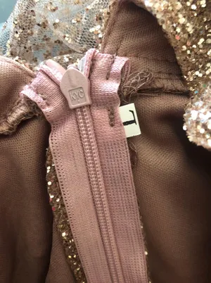 Prom / Wedding Dress/special occasion Pink Size L thumbnail 2