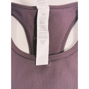Alo Yoga Alosoft Revelation Ribbed Tank Top Size Small Brown Elevated Minimalist thumbnail 7