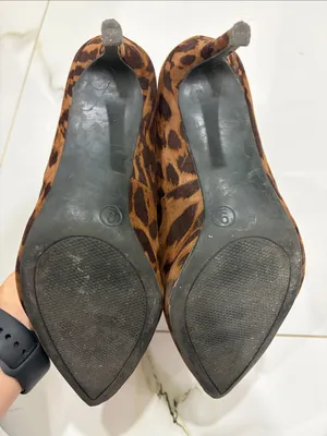 Target Leopard Print Pointed Toe Pumps - Brown & Black size 9 thumbnail 4