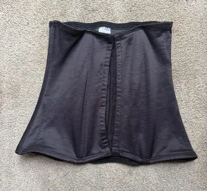 Woman’s Small MiracleSuit Black Waist Trainer Corset Shaper 15 Eyelet Closure thumbnail 1